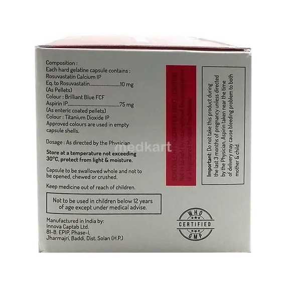 rosuvastatus asp capsule 10's